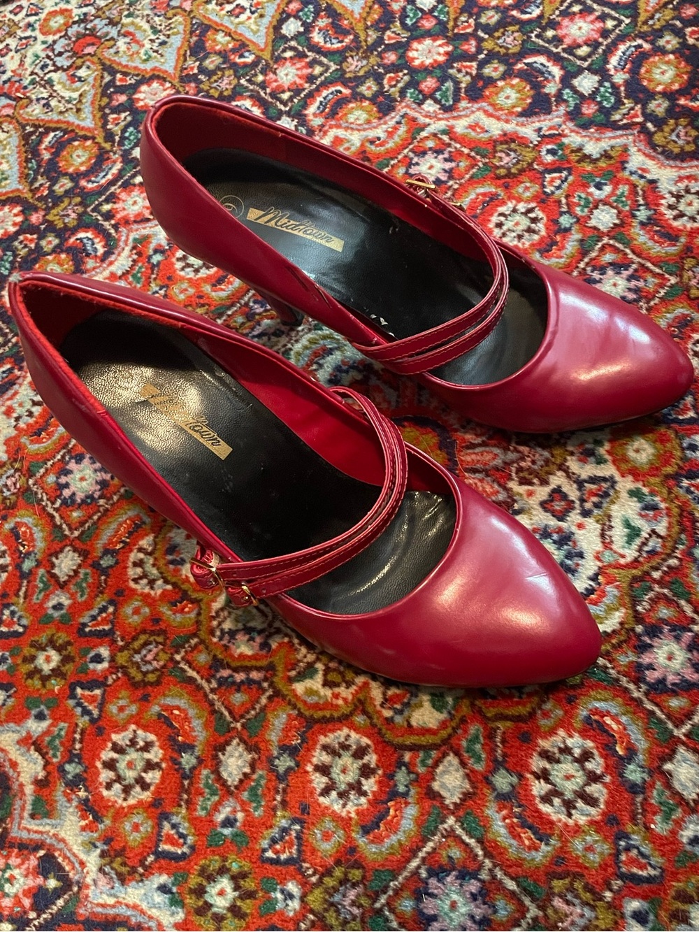 Midtown - Cherry Red Heels - Size 9